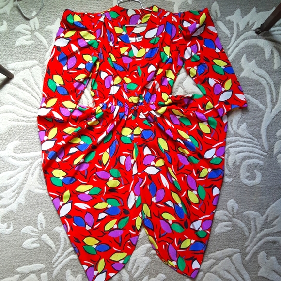 Vintage 1980's GLENROB Cocktail Dress - Picture 3 of 7